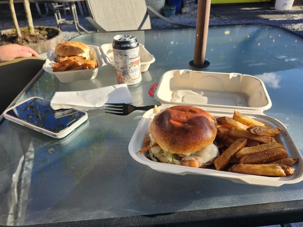 Spot Prawn Burgers